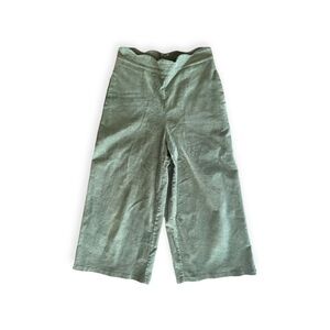 bp green corduroy wide leg pants XS
